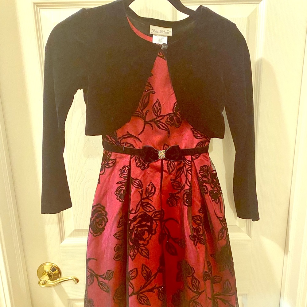 Black and red dress
